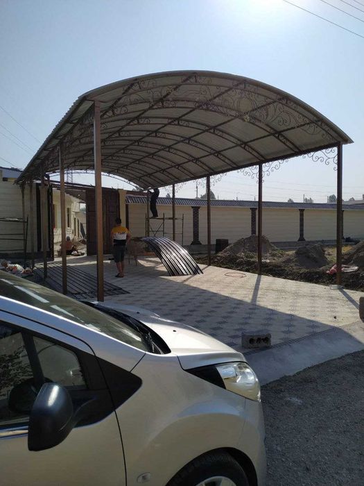 Metal konstruksiya reshotka perila besedka naves tez sifatli qilamiz