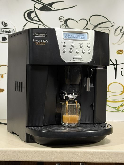 Кафемашина кафе автомат delonghi magnifica pronto с гаранция