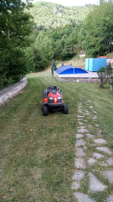 косене на трева.