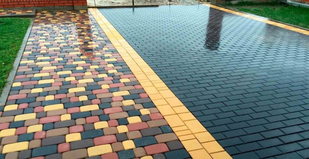 Укладка брусчатки