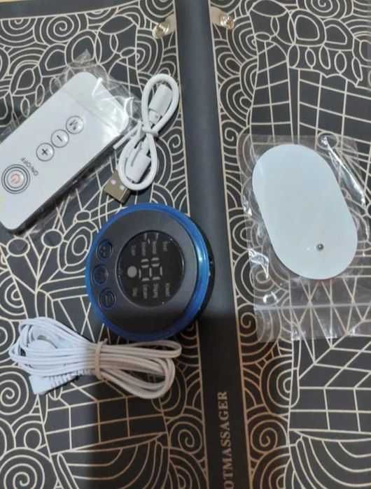 EMS aparat electric masaj multifuncționa cu plasturi reutilizabili l