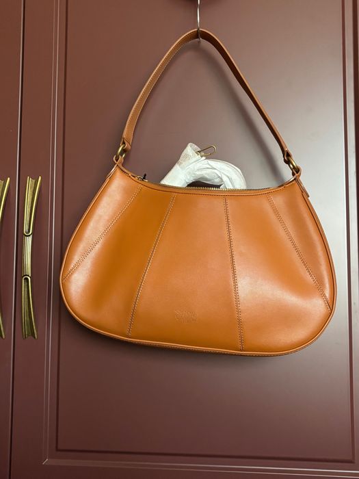 Чанта Pinko естествена кожа