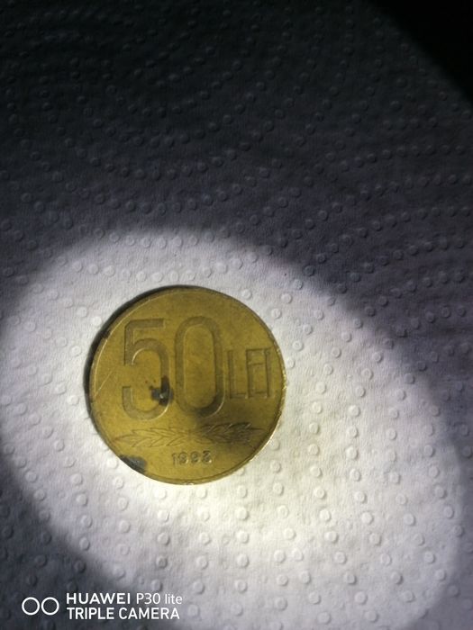 Vând monedă 50 lei Alexandru Ioan Cuza  5000 lei