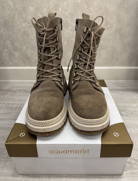 Ботинки из натуральной замши