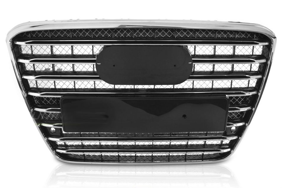 Дифузьор за задна броня Maxton design за Audi A8 D4 (2009-2013)