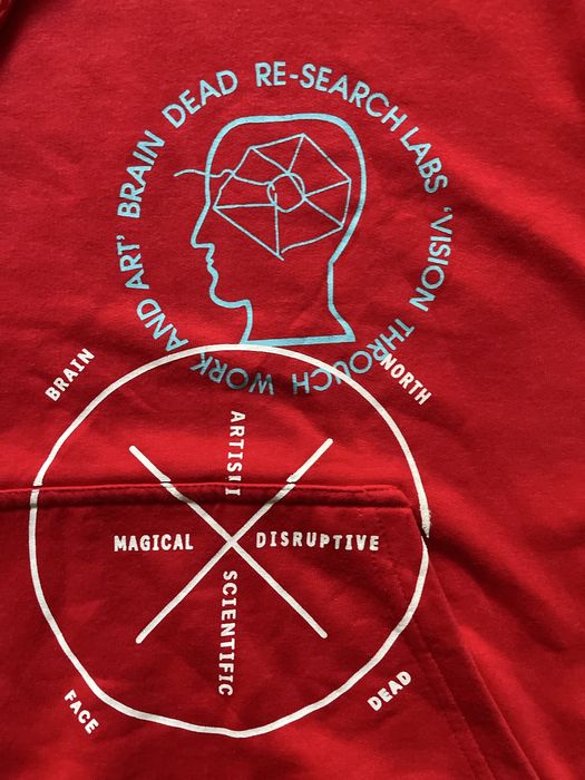 The North Face х BRAIN DEAD hoodie/мъжки суичър/худи M