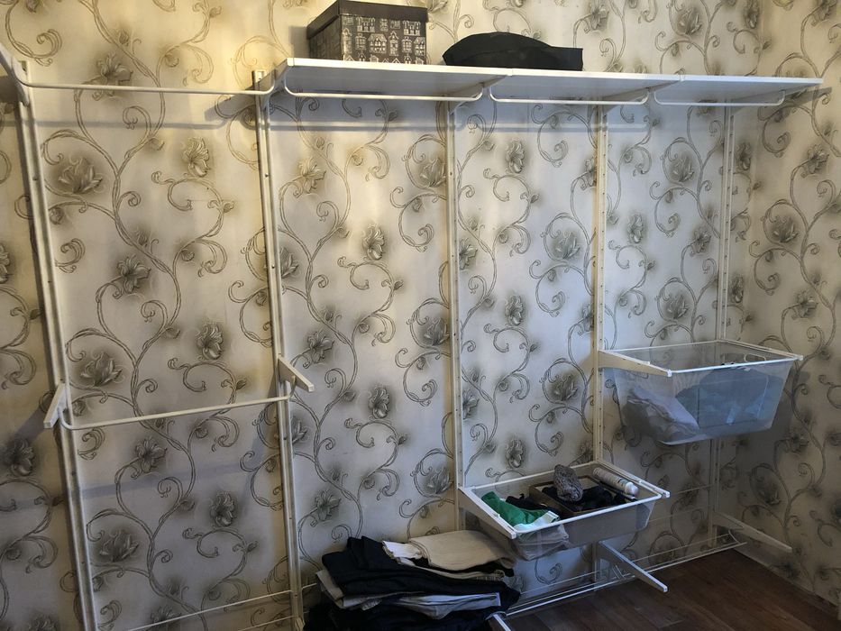 Навесная вешалка стелаж ИКЕА