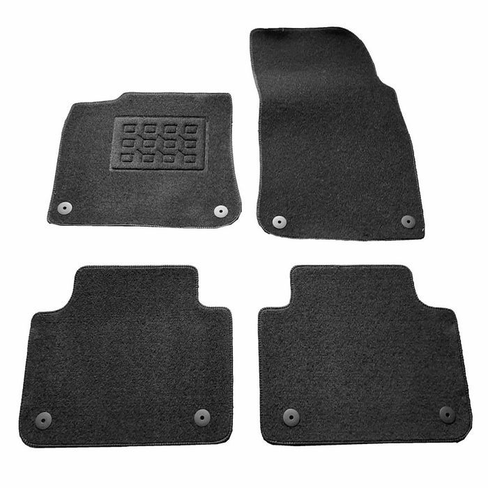 Covorase mocheta Vw Touareg 2018-prezent, Negre, set de 4 Buc