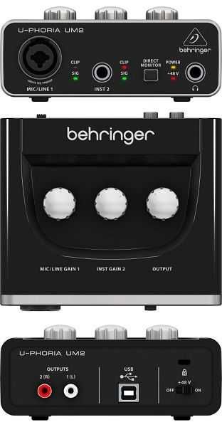 Звуковая карта Behringer UM2