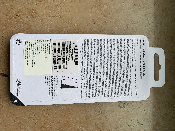 Чисто нов оригинален прозрачен кейс калъф за Samsung Galaxy S20