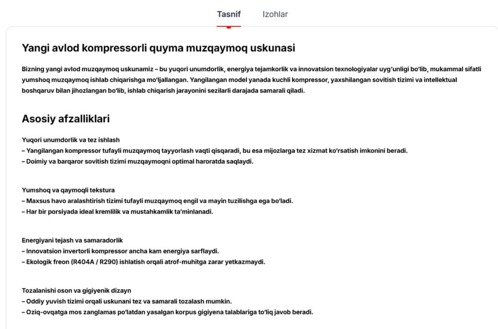 Muzqaymoq Frezer Frigomix 380kw