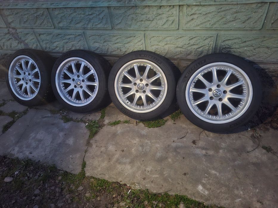 Vand set 4 jante R 17 vw passat b6 cu anvelope 225 45 17 michelin