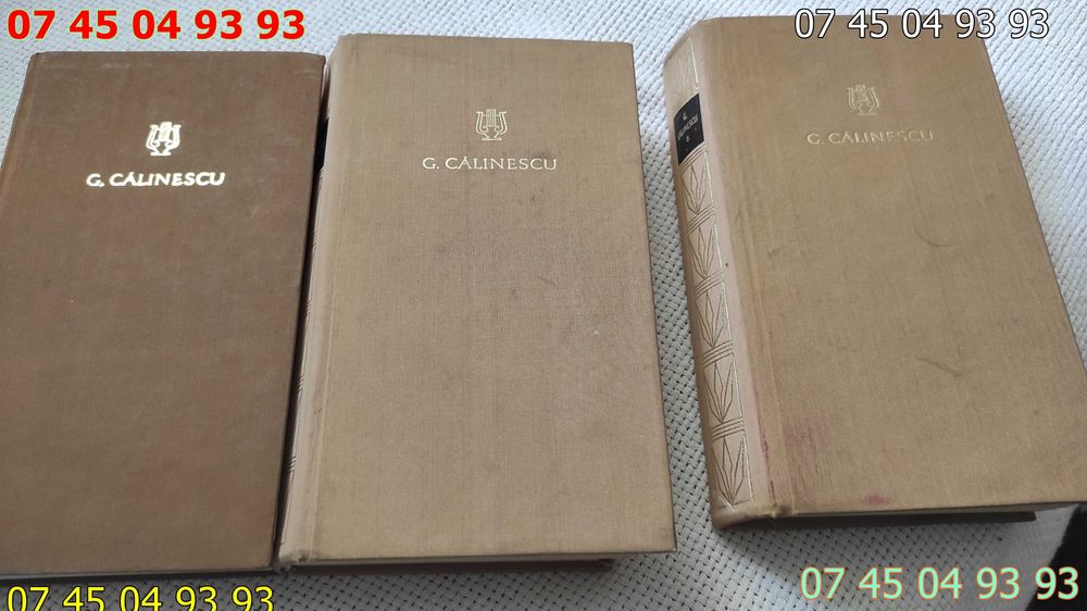 care carti g. calinescu bietul ioanide si scrinul negru 2 volume