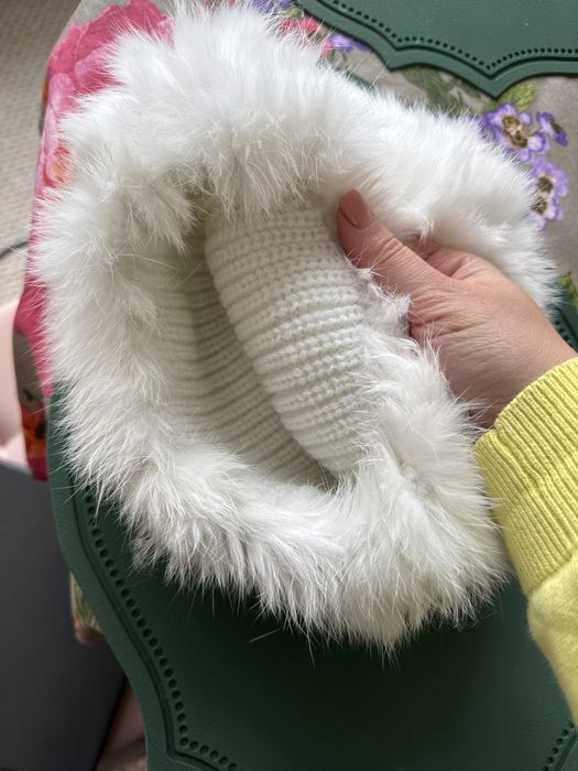 Caciula elastica blanita naturala noua