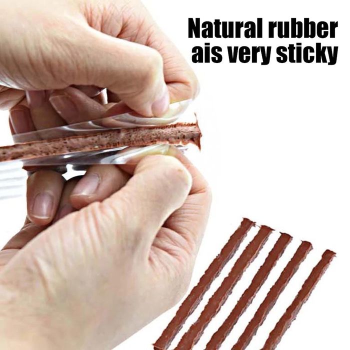 46 Части Ремонтен комплект за спукани гуми Фитили Клещи Капачки