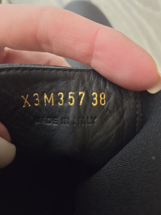 Кожени боти Emporio Armani