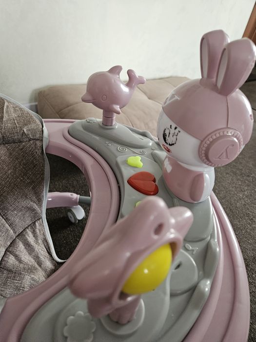 Ходунок детский розовый