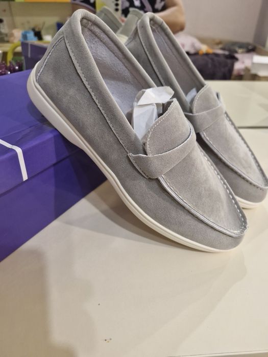 Замшевые макасы новые