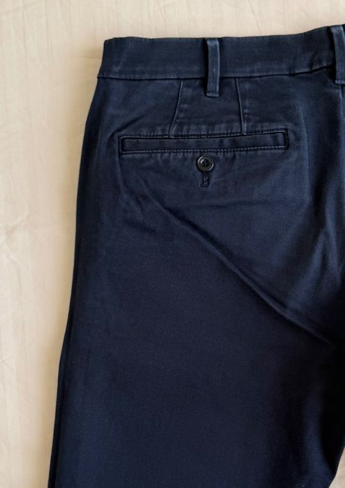 Pantaloni Chino Uniqlo Slim Fit Stretch - Bleumarin - Mărimea 30 (S) - Stare Foarte Bună