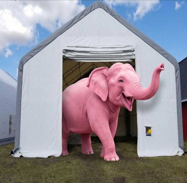 Cort tip HALA ieftin cu prelata GROASA