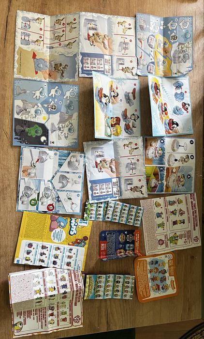Киндер kinder вкладыши фольга