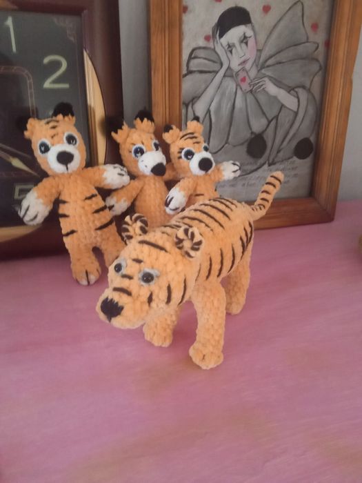 Вязаные игрушки ручной работы