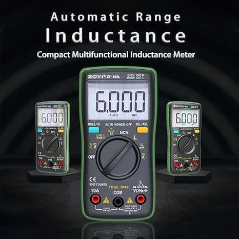 ZOYI ZT-102L Multimetru profesional LCR, T-RMS, NCV, autoscalare - NOU