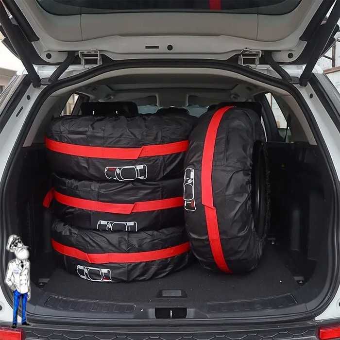 Комплект калъфи за гуми от 13до 19 цола, 4бр.