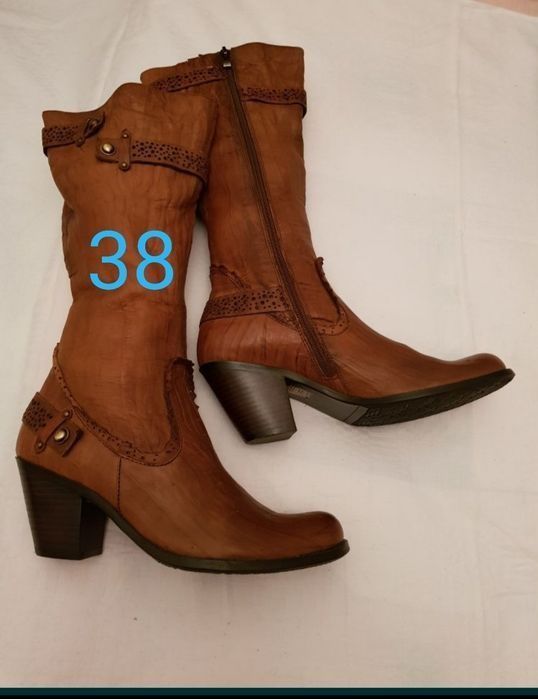 Cizme de dama din piele naturala