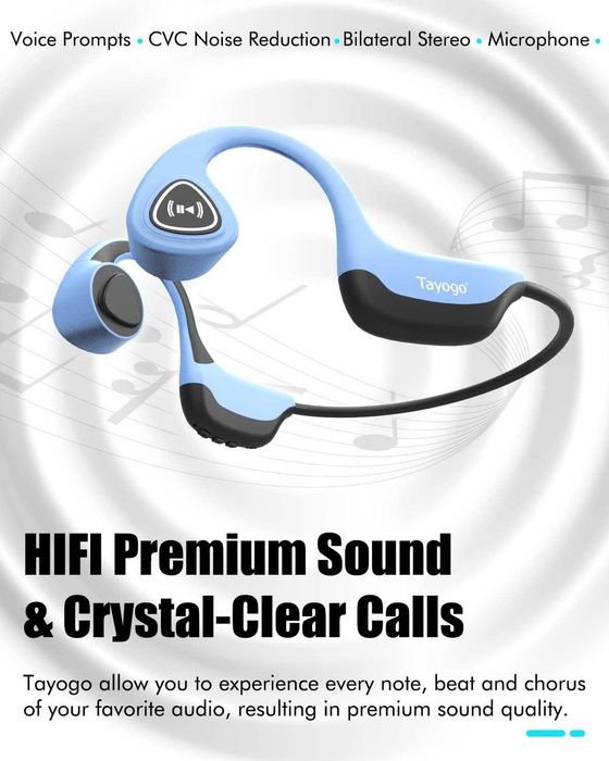 Безжични Bluetooth слушалки Tayogo Bone Conduction