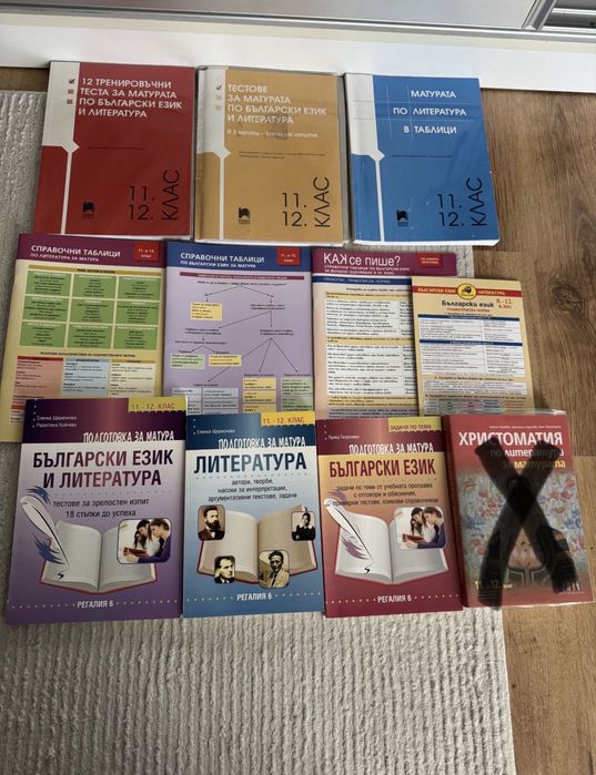 Помагала за матура 11 и 12 клас, неразличими от нови!!