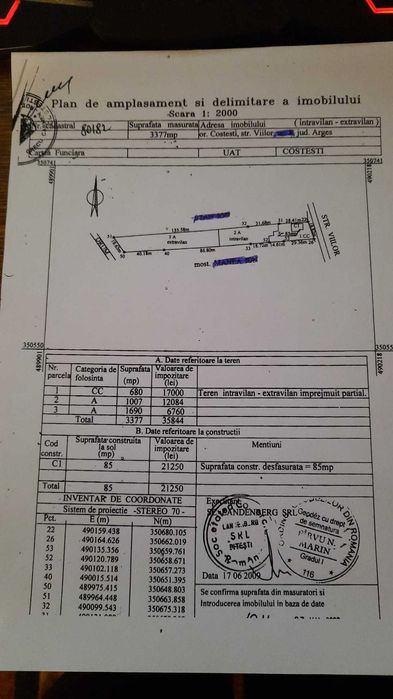 vand casa cu teren 3377 mp