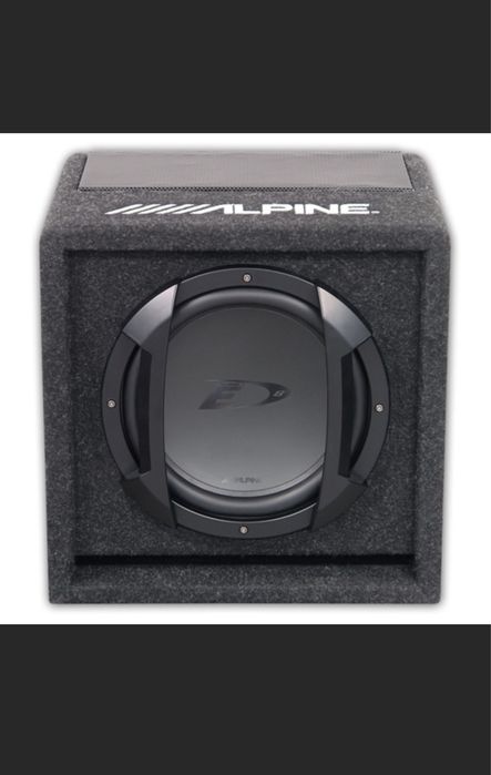 * Subwoofer auto activ ALPINE SWE-815, 150W RMS, 20 cm, Bass-reflex