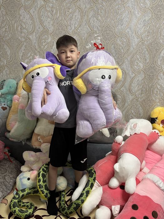 Мягкие игрушки любого размера