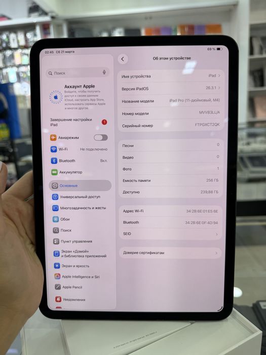iPad Pro11 M4 256/88%