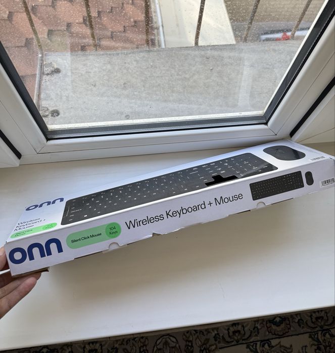 ONN Wireless Keyboard + Mouse |Новые | USA