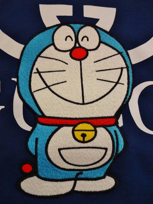 НОВ мъжки GUCCI Doraemon oversized - уголемен суитчър S;M;L;XL;2XL