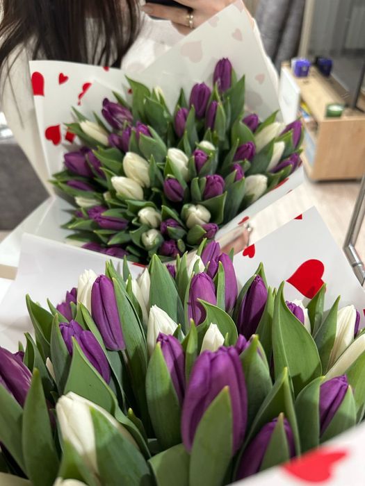 Тюльпаны оптом и в розницу 450 тенге