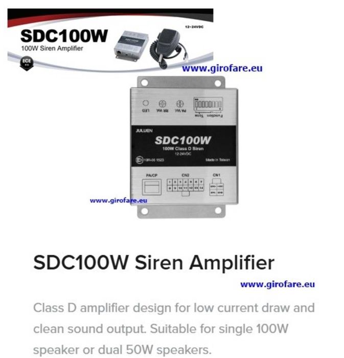 Sirena ambulanta SDC100   R10