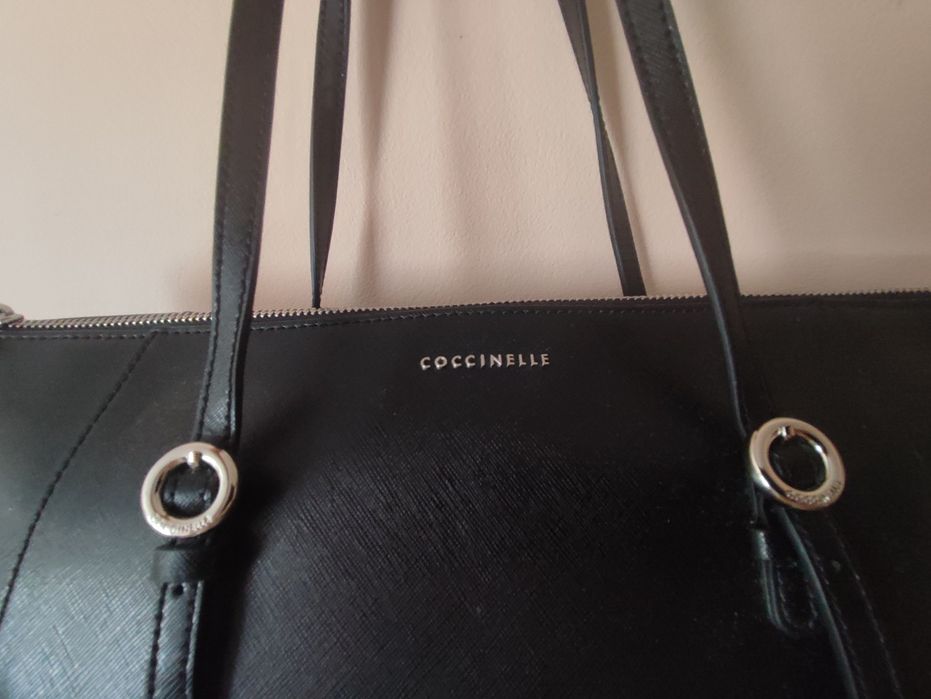 Coccinelle оригинална чанта естествена кожа