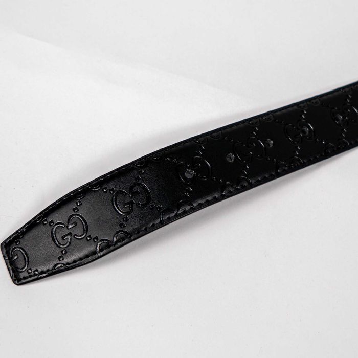 Колан Gucci Snake Double G – черен, 100% естествена кожа