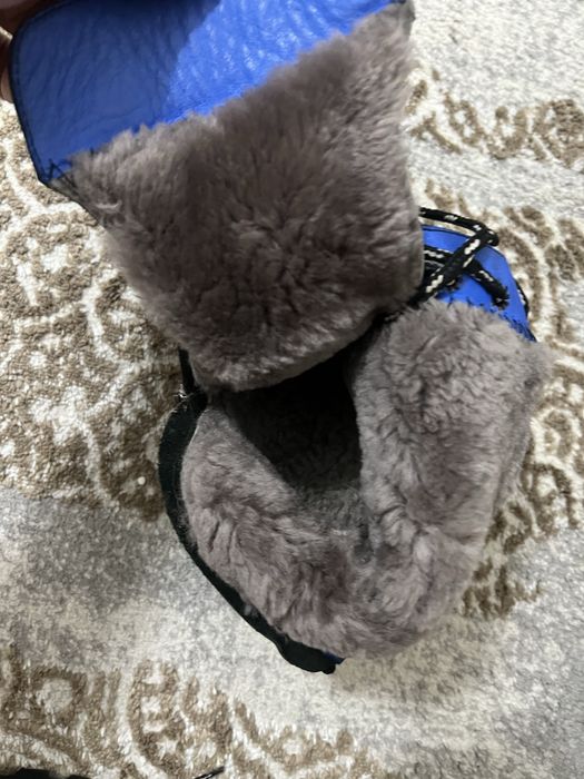 Ботинки зимние кожаные