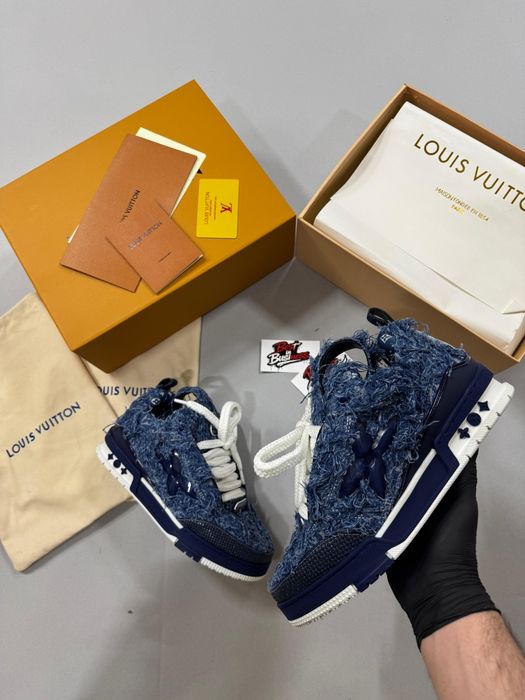Louis Vuitton Trainer Skate Denim Calitate Superioară