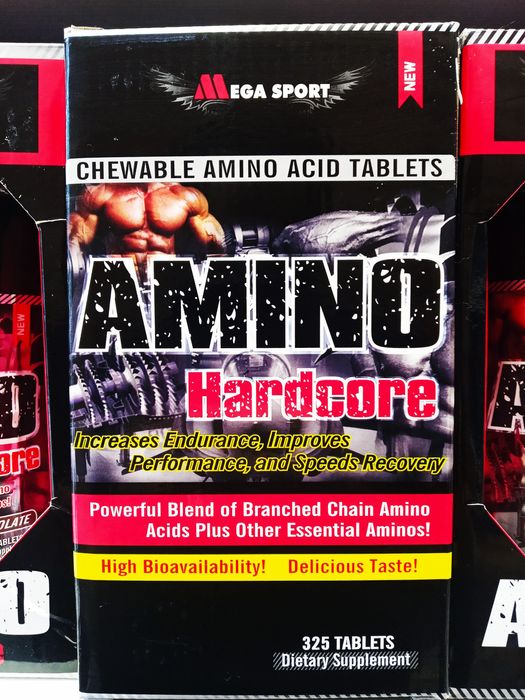 Amino Hardcore от Mega Sport 325 таблеток амино.