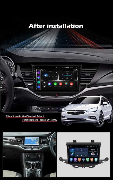 Мултимедия за Opel Astra K навигация Android двоен дин плеър Astra K