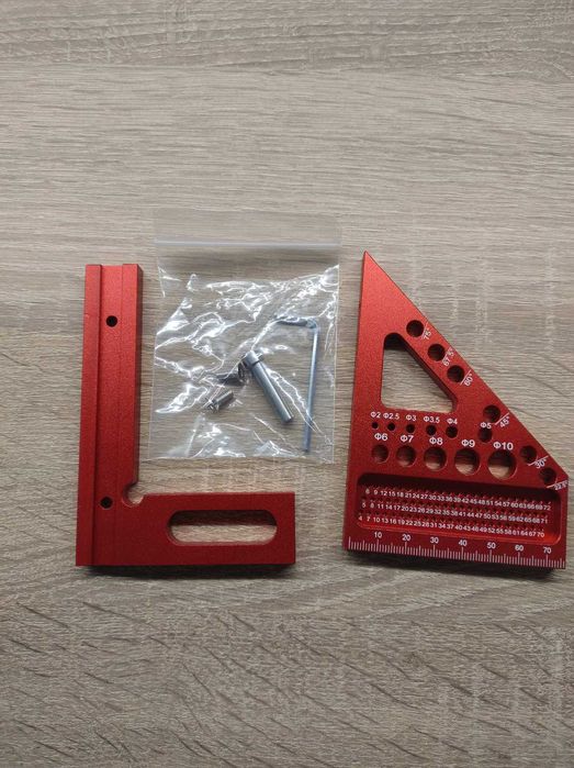 3D Алуминиев ъгъл, триъгълник за дървообработване