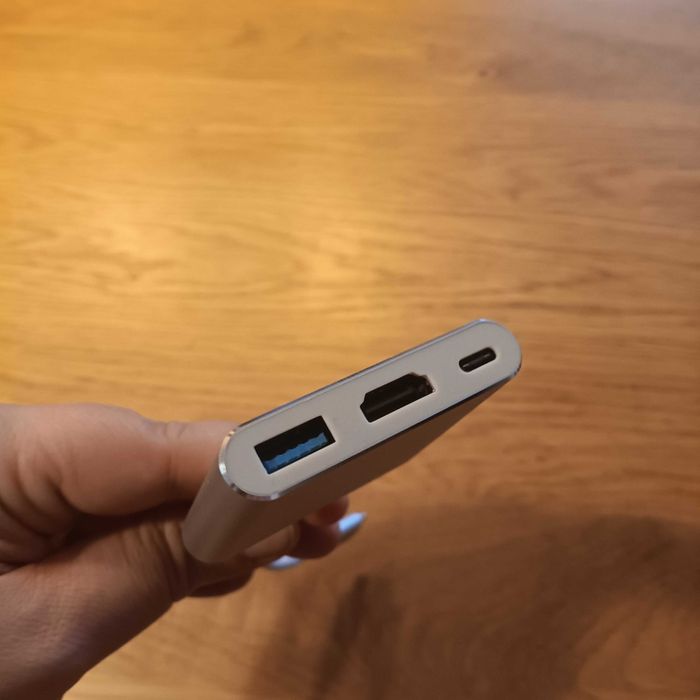 НОВ! USB-C към HDMI адаптер 3-в-1 – 4K, PD 100W, USB 3.0