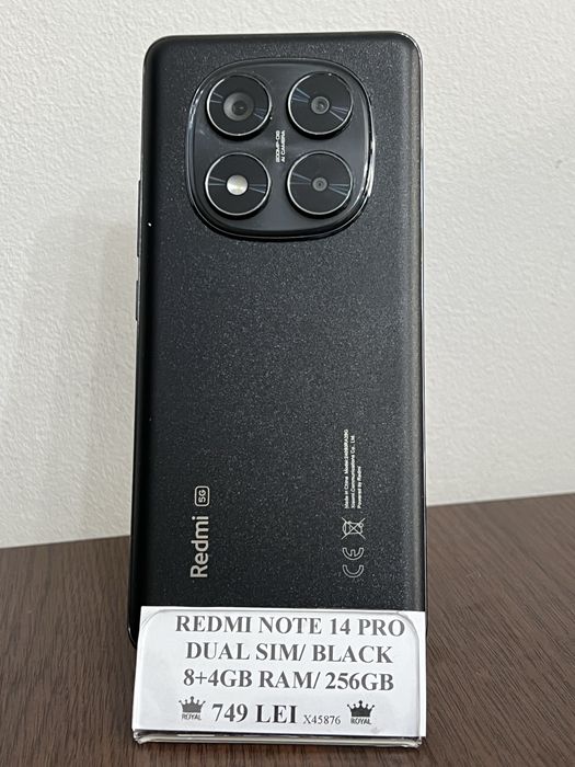 Amanet Royal CB: Redmi Note 14 Pro duoa ca nou 8gb ram 256gb stocare