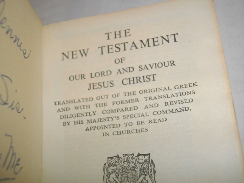 Стара Книга Джобна Библия На Англ.Език-1809г-"New Testament"