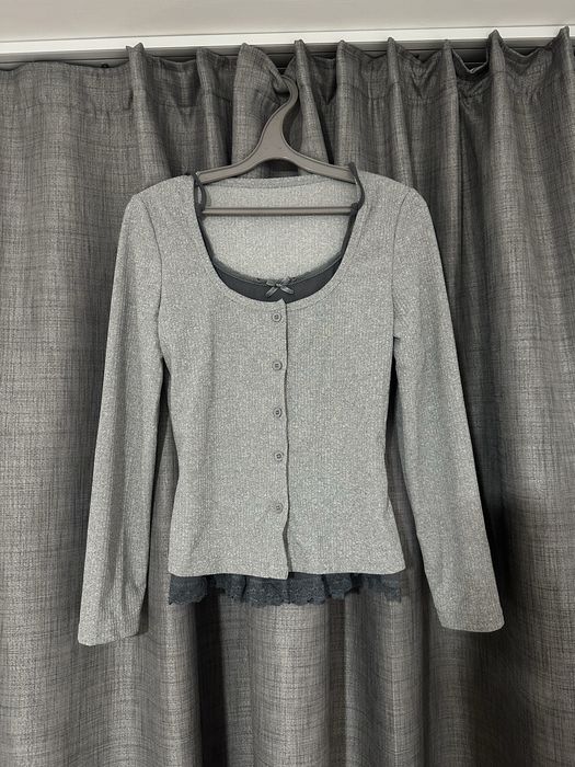 кофточка с вшитой майкой